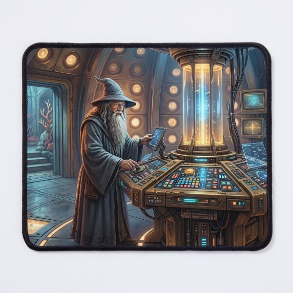 Item preview, Gandalf in the TARDIS designed and sold by WiseBow.
