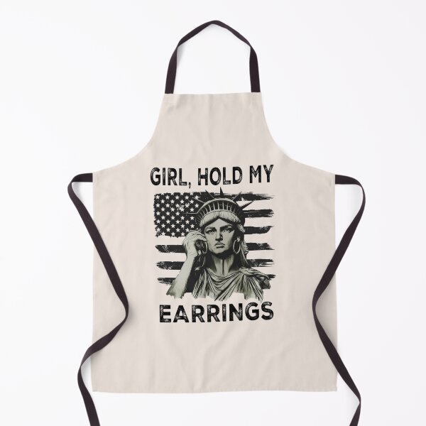Item preview, Girl Hold My Earrings, Protest, National Park Style, Save Public Lands, Political Activism, Statue Of Liberty designed and sold by toongstudio.