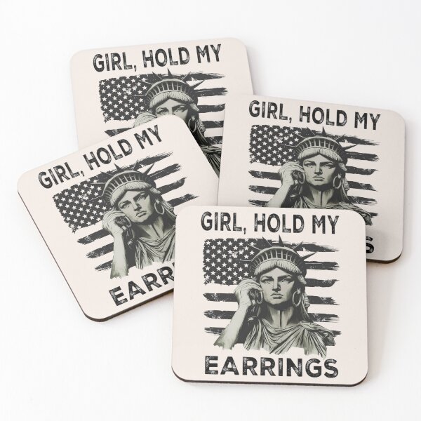 Item preview, Girl Hold My Earrings, Protest, National Park Style, Save Public Lands, Political Activism, Statue Of Liberty designed and sold by toongstudio.
