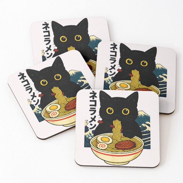 Item preview, Neko Ramen Cat Japanese Food Lover Feline designed and sold by AmaXONIC.