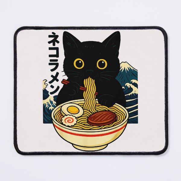 Item preview, Neko Ramen Cat Japanese Food Lover Feline designed and sold by AmaXONIC.