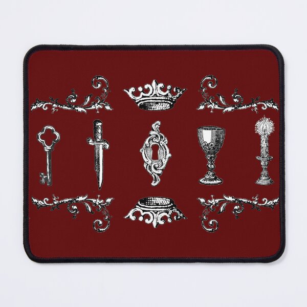 Item preview, Medieval Revival Pattern (red) designed and sold by EmiliaMoscovich.