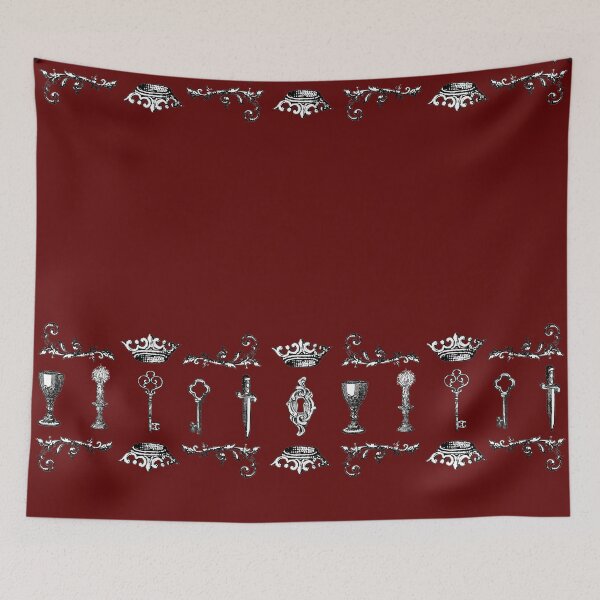 Item preview, Medieval Revival Pattern (red) designed and sold by EmiliaMoscovich.