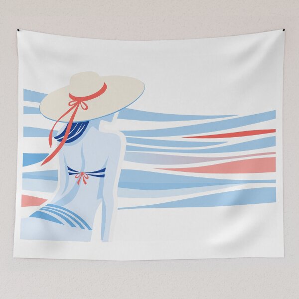Item preview, Beach Woman Art designed and sold by Studio pod Burom.