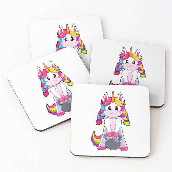 Item preview, Unicorn Bodybuilder Dumbbell Bodybuilding designed and sold by Snabdesign84.