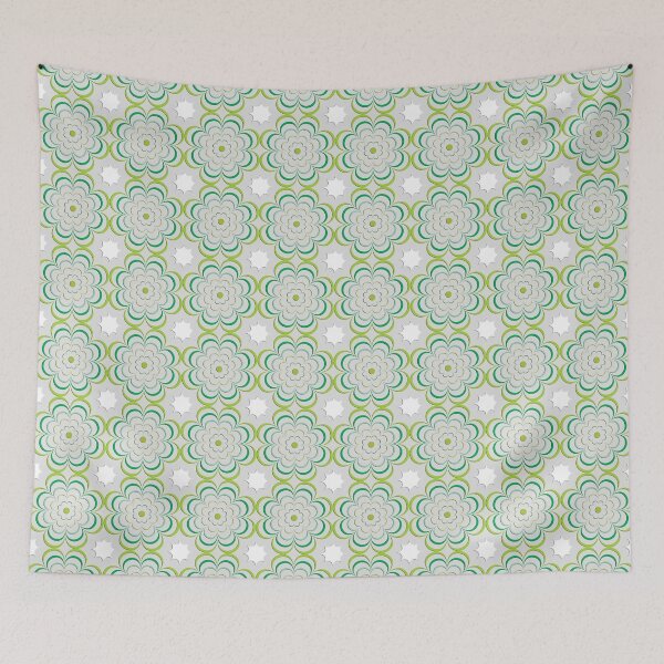 Item preview, MINI GREEN FLOWERS designed and sold by Art2Be-Studio.