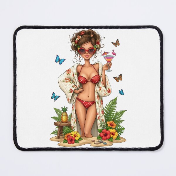 Item preview, Retro Tropical Bikini Summer Vibes designed and sold by Sovereign Supply Co..