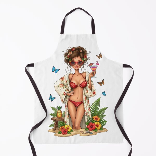 Item preview, Retro Tropical Bikini Summer Vibes designed and sold by Sovereign Supply Co..