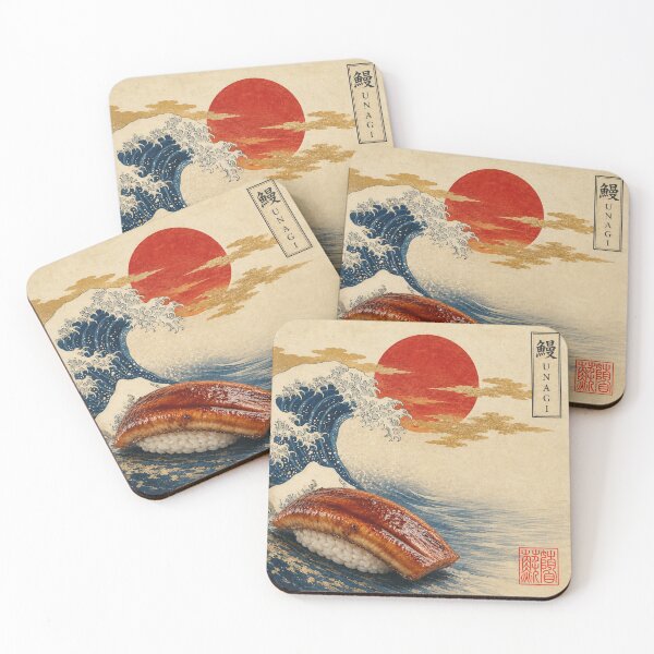 Item preview, Unagi Eel Nigiri — Ukiyo-e Japanese Sushi Art designed and sold by nurusubetei.