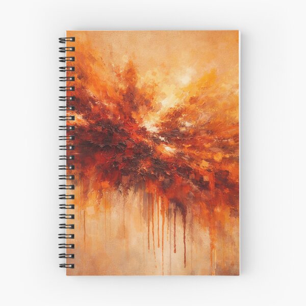 Item preview, Radiant Orange Red Abstract Art Print 36x24 designed and sold by Joey Santiago.