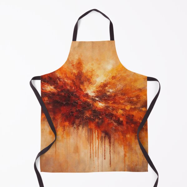 Item preview, Radiant Orange Red Abstract Art Print 36x24 designed and sold by Joey Santiago.