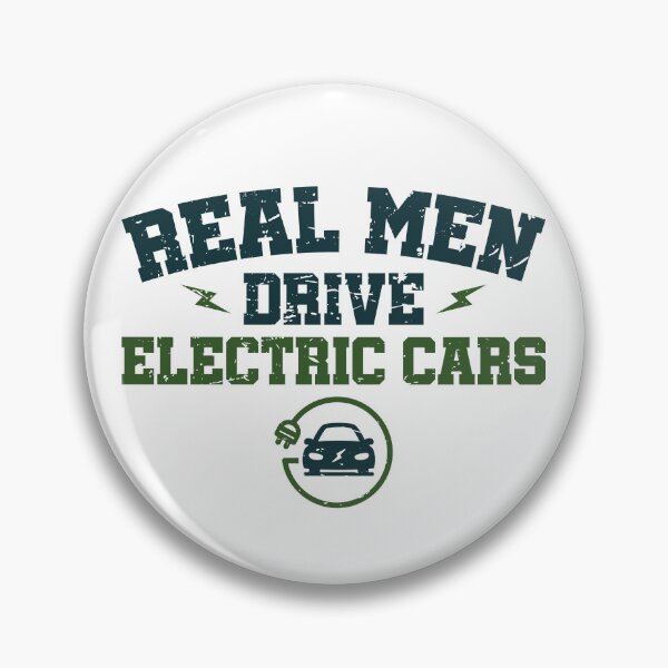 Item preview, Real Men Drive Electric Cars designed and sold by jaygo.