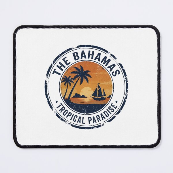 Item preview, Vintage The Bahamas Travel Souvenir Stamp designed and sold by DuckOddity.