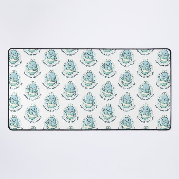 Item preview, Cute Probiotic Nurse Microbe - Happy Gut Happy Life Logo designed and sold by fit-and-fine26.