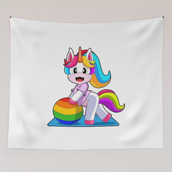 Item preview, Unicorn Workout Gymnastics Fitness designed and sold by Snabdesign84.