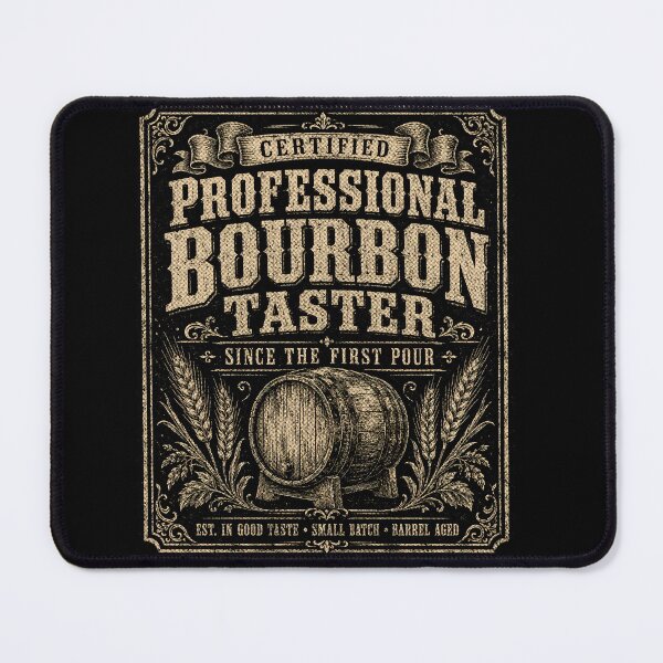 Item preview, Certified Professional Bourbon Taster Since the First Pour Vintage Whiskey Shirt designed and sold by ArcaneArtistry.