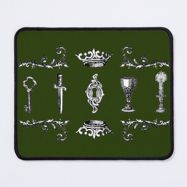Item preview, Medieval Revival Pattern (green) designed and sold by EmiliaMoscovich.