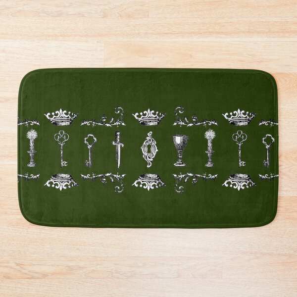 Item preview, Medieval Revival Pattern (green) designed and sold by EmiliaMoscovich.