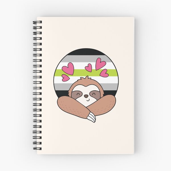 Item preview, LGBTQ Sloth - Kawaii Agender Pride Sloth With Hearts designed and sold by Cannaxes Studio.