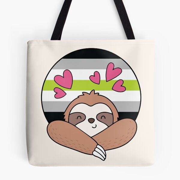 Item preview, LGBTQ Sloth - Kawaii Agender Pride Sloth With Hearts designed and sold by Cannaxes Studio.