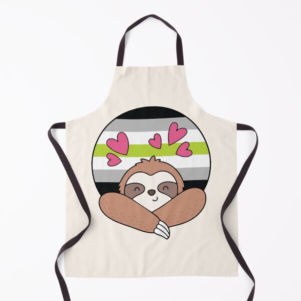Item preview, LGBTQ Sloth - Kawaii Agender Pride Sloth With Hearts designed and sold by Cannaxes Studio.