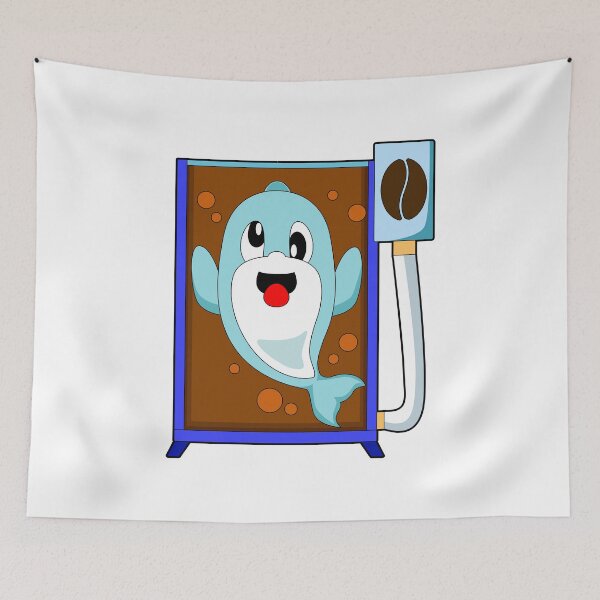 Item preview, Dolphin Coffee bean Coffee designed and sold by Snabdesign84.