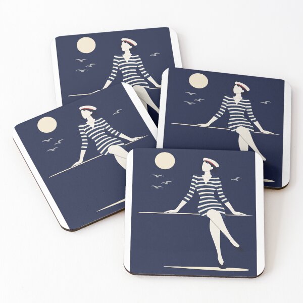 Item preview, Nautical Woman Art designed and sold by Studio pod Burom.