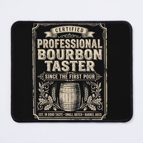 Item preview, Certified Professional Bourbon Taster Since the First Pour Vintage Whiskey Shirt designed and sold by ArcaneArtistry.