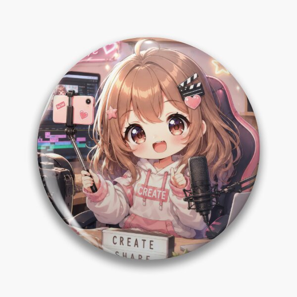 Item preview, Cute Chibi YouTuber Creator designed and sold by konkapo00.