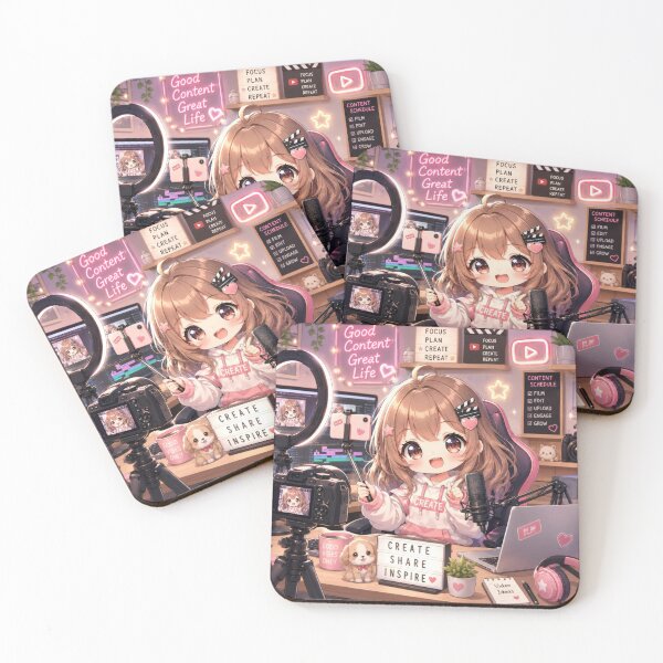 Item preview, Cute Chibi YouTuber Creator designed and sold by konkapo00.