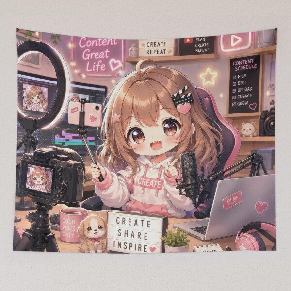 Item preview, Cute Chibi YouTuber Creator designed and sold by konkapo00.