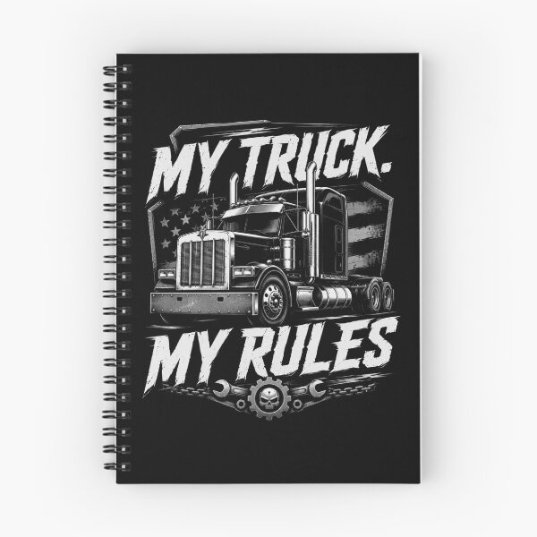 Item preview, My Truck My Rules – American Truck Driver Vintage Design designed and sold by MargaretaArt.
