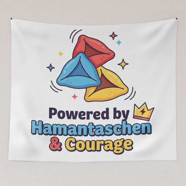 Item preview, Powered by Hamantaschen & Courage - Funny Purim Holiday Art designed and sold by HeHeStudio.