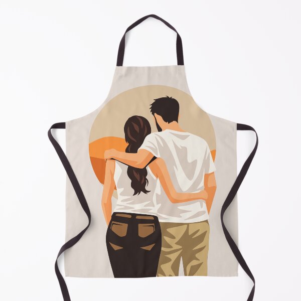 Item preview, Romantic Couple Minimalist Art designed and sold by Studio pod Burom.