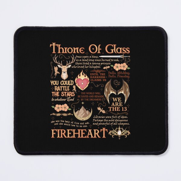 Item preview, Throne of Glass Fireheart Rattle The Stars Bookish Fantasy designed and sold by b3ida-zl.