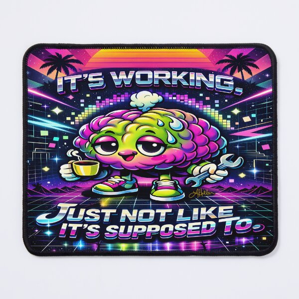 Item preview, 90s Brain It's Working. Just Not Like It's Supposed To. designed and sold by Lee Hiller Designs.