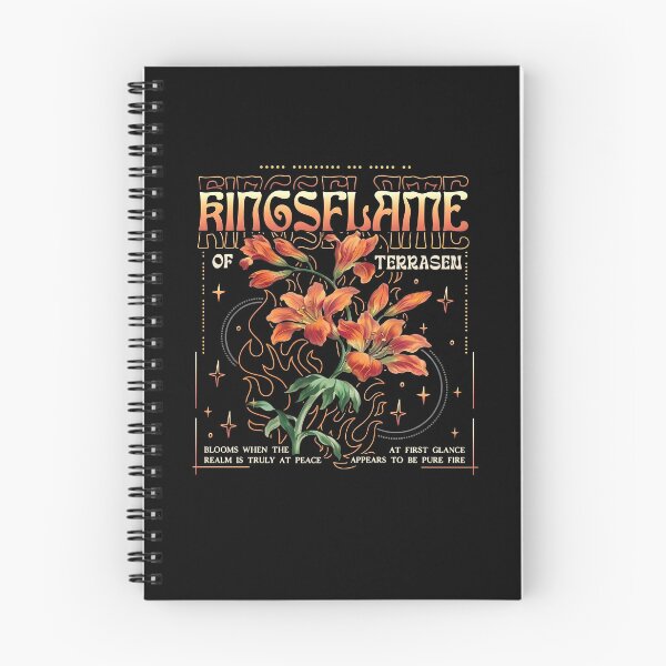 Item preview, Kingsflame Of Terrasen Throne Of Glass Floral Fantasy Design designed and sold by b3ida-zl.