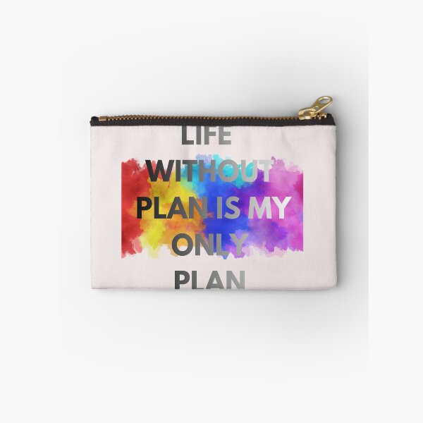 Aperçu de l'œuvre UNE VIE SANS PLAN EST MON SEUL PLAN créée et vendue par OutOfTheBubble.