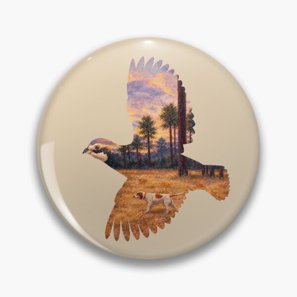 Item preview,  bird dog painting in quail silhouette designed and sold by Seyahshop.