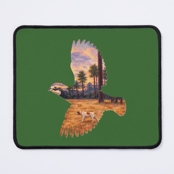 Item preview, bird dog painting in quail silhouette designed and sold by Seyahshop.
