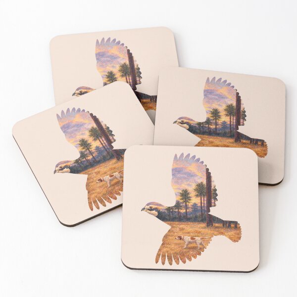 Item preview,  bird dog painting in quail silhouette designed and sold by Seyahshop.
