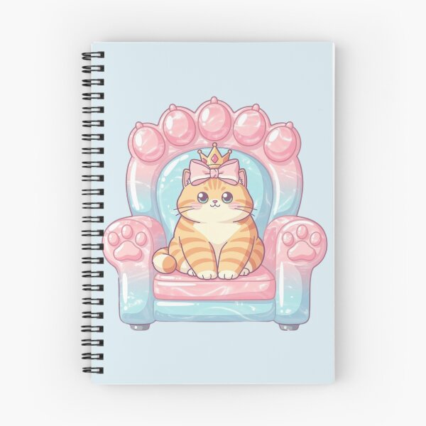Item preview, Royal Kitten on Paw Throne  designed and sold by Moody Vibes Studio.
