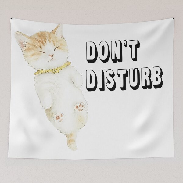 Item preview, Cute Sleeping Cat Illustration - Cozy Kawaii Kitten Art designed and sold by XODAD.