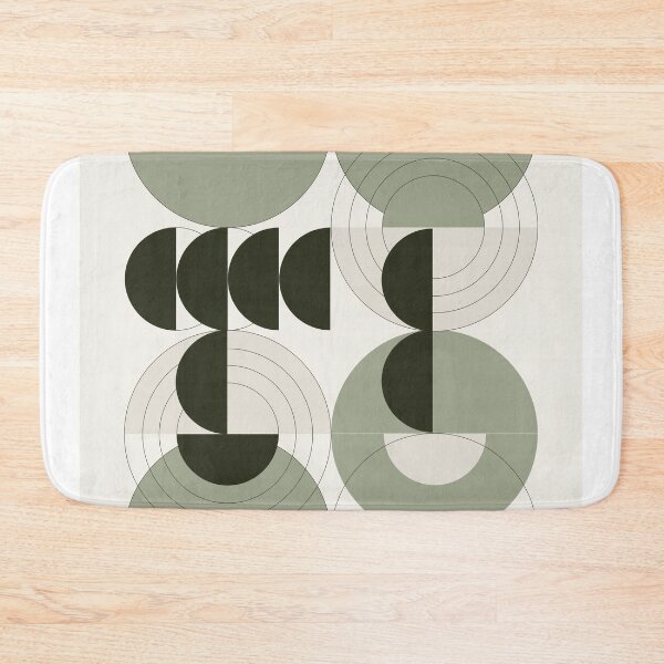 Item preview, Abstract Geometric Print, Sage Green Mid Century Modern Art designed and sold by Studio pod Burom.