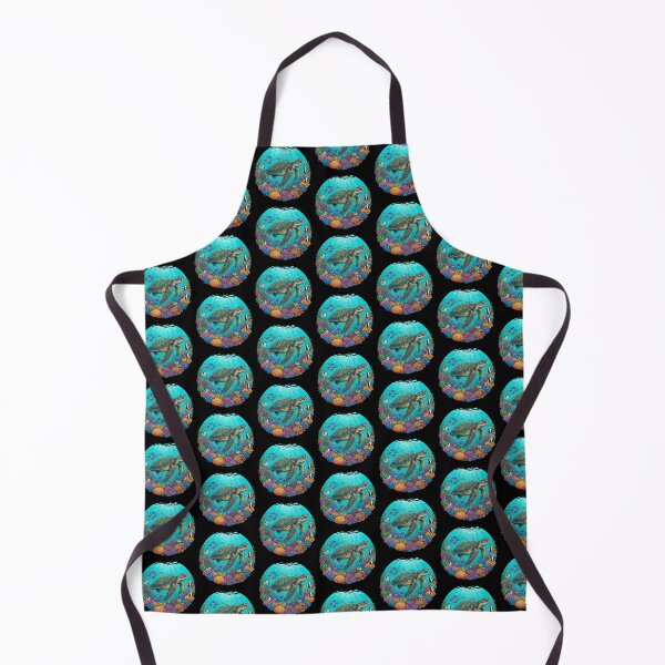 Item preview, Colorful Bahamas Sea Turtle Coral Reef designed and sold by DuckOddity.