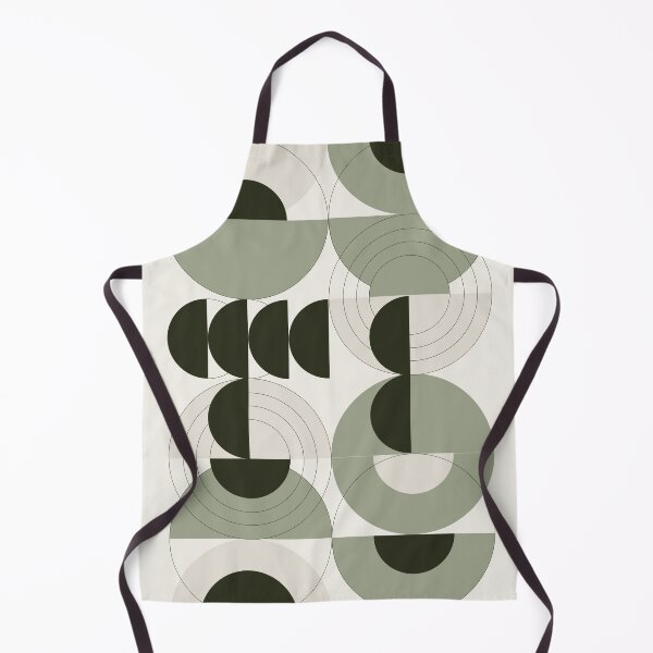 Item preview, Abstract Geometric Print, Sage Green Mid Century Modern Art designed and sold by Studio pod Burom.