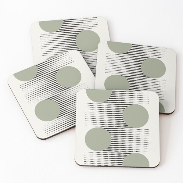 Item preview, Abstract Dot Pattern Print, Minimalist Geometric Wall Art designed and sold by Studio pod Burom.