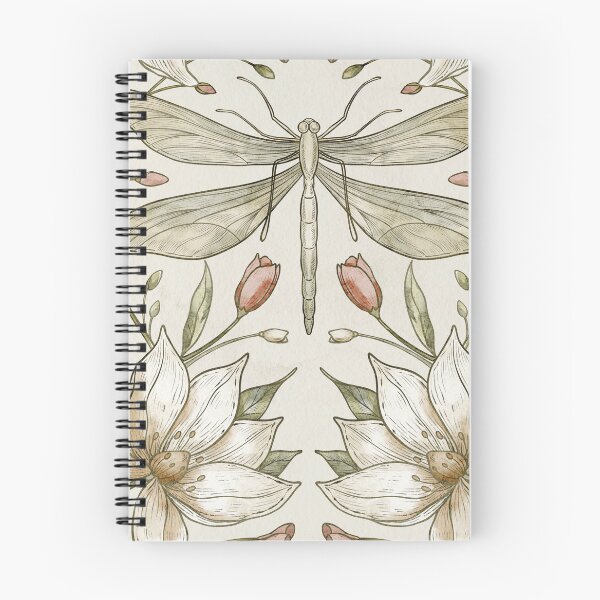 Item preview, Vintage Dragonfly Botanical Pattern designed and sold by Alisles.