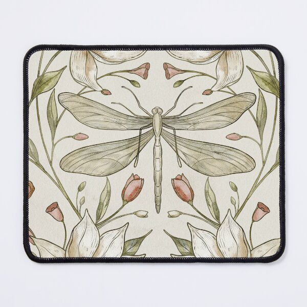 Item preview, Vintage Dragonfly Botanical Pattern designed and sold by Alisles.
