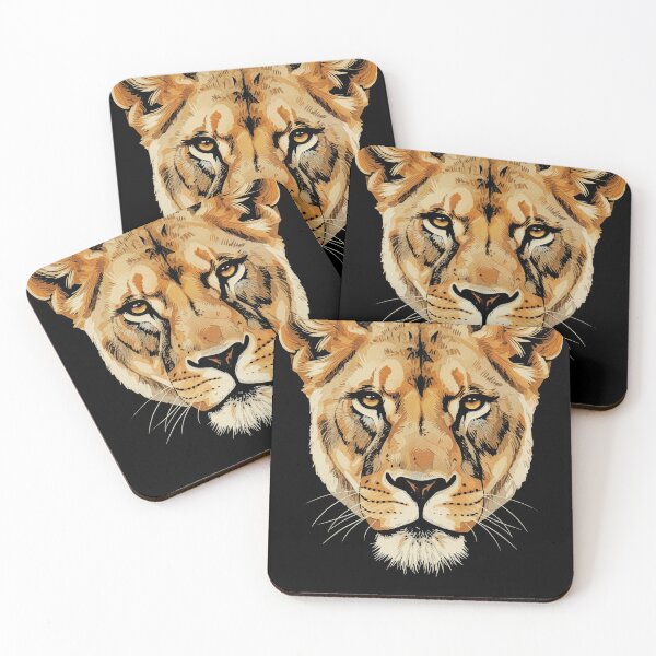 Item preview, Majestic Lioness Portrait Big Cat Wildlife designed and sold by d247.